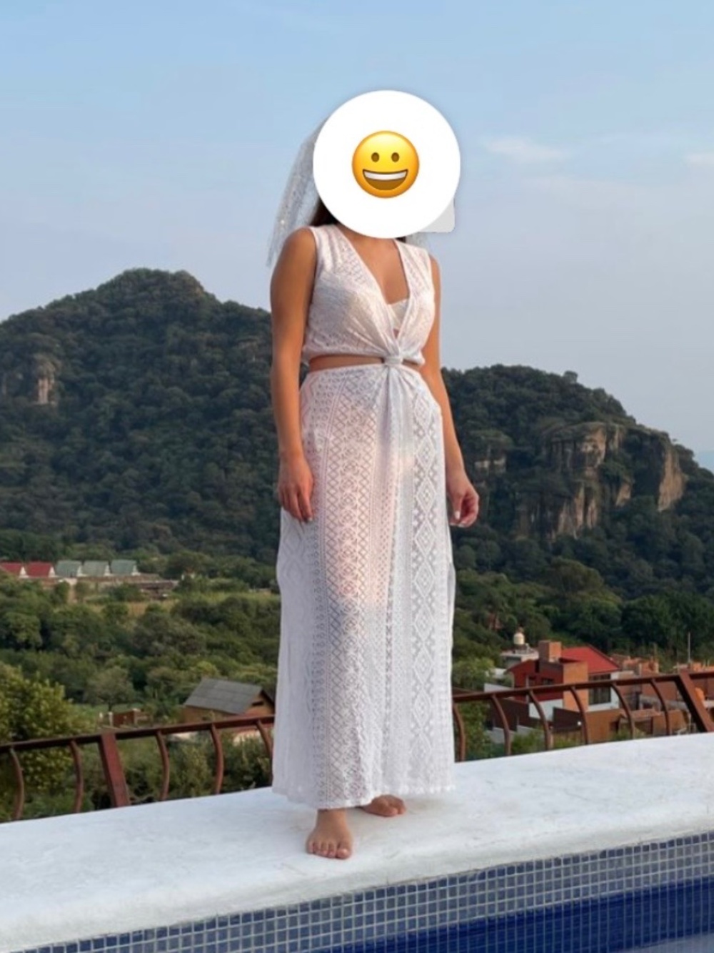 Oysho cutout swimsuit cover